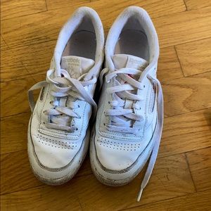 White Reebok shoes